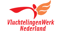Logo Vluchtelingenwerk Nederland.